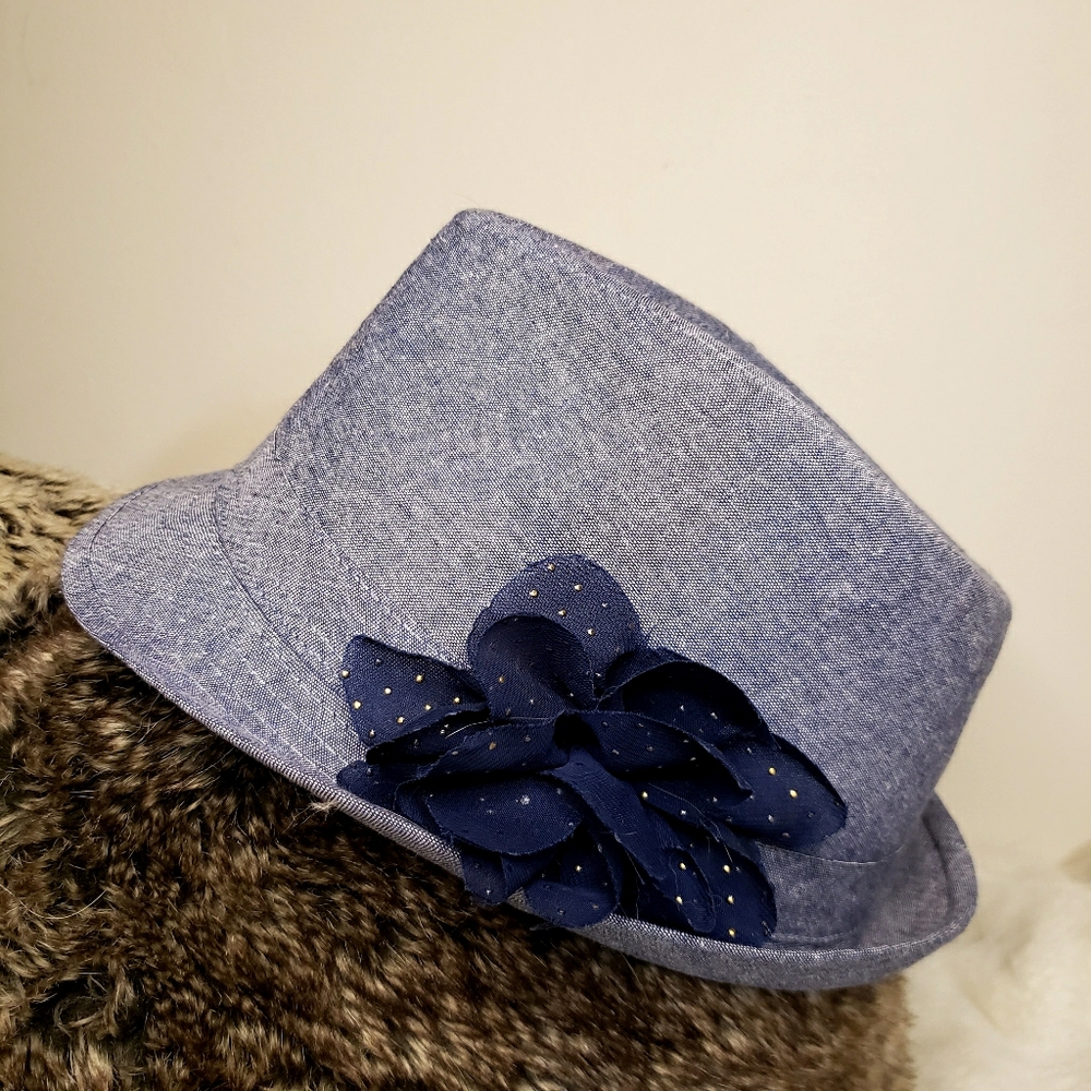 Floral Detail Fedora [EUC]